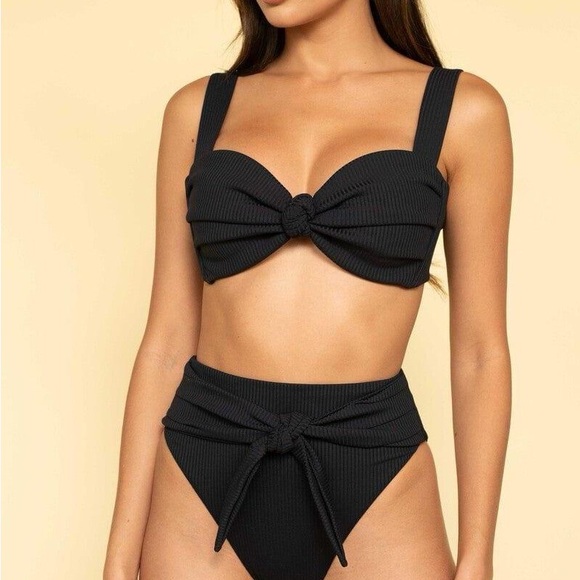 Montce Ribbed Bikini Top - Picture 4 of 8